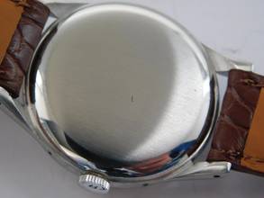 Thumbnail von Omega Triple Date Moon Stahl Herrenuhr Handaufzug mit neuem Krokoband RAR C 27DLPC </h1>