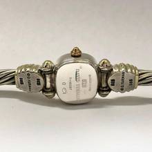 Thumbnail von David Yurman CABLE CHELSEA 925 Silver & 14K GP Bracelet Watch 0.82 DIAMONDS Mother Of Pearl Dial </h1>