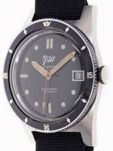 Thumbnail von Voit AMF Gents automatic Divers Wristwatch Super – Waterproof SDW-2 Skin Diving Watch also called Date-C-Matic </h1>