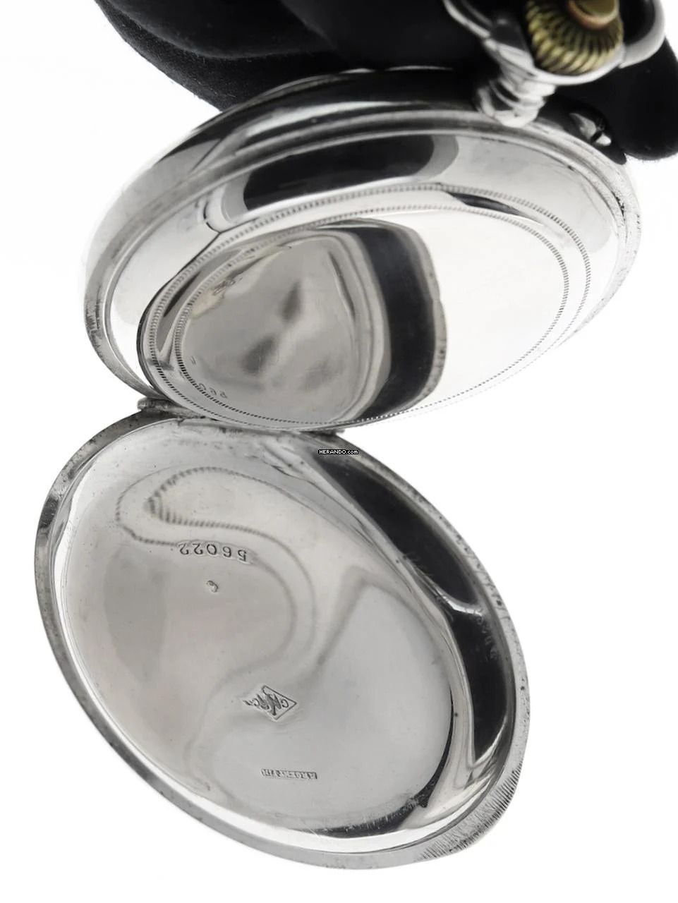 Thumbnail von Swiss Mans open face Chronograph Pocketwatch Deposé </h1>