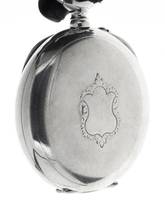 Thumbnail von Swiss Mans open face Chronograph Pocketwatch Deposé </h1>