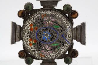 Thumbnail von Quartier-Girard Freemasons Huguenot Cross Key Wind Pocket Watch