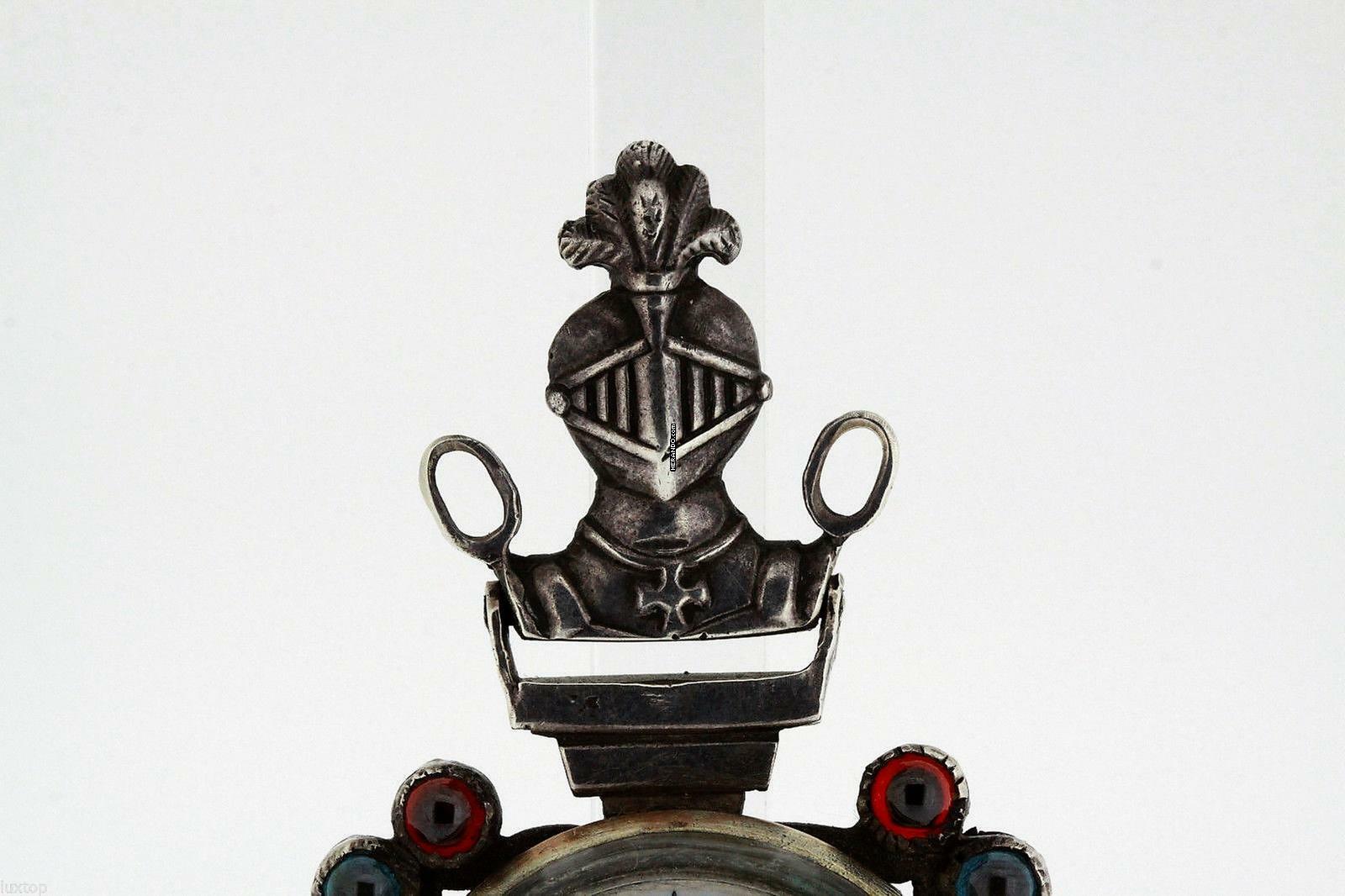 Thumbnail von Quartier-Girard Freemasons Huguenot Cross Key Wind Pocket Watch