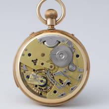 Thumbnail von Nicole Nielsen - Hergestellt für Howell James & Co London Schleppzeiger Chronograph Minuten Repetition 1884 Chronometer Guillaume Unruhe 18k gold </h1>