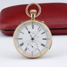 Thumbnail von Nicole Nielsen - Hergestellt für Howell James & Co London Schleppzeiger Chronograph Minuten Repetition 1884 Chronometer Guillaume Unruhe 18k gold </h1>