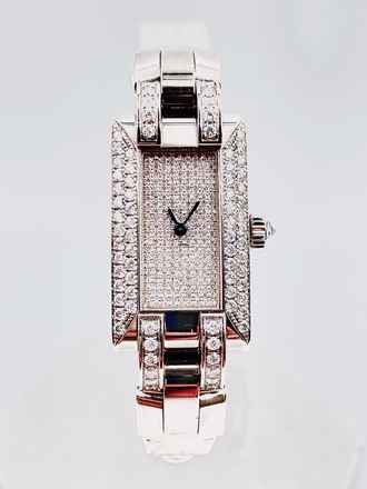  Jaeger-LeCoultre Whitegold 18kt. Diamond Setting top conditi Ideale 