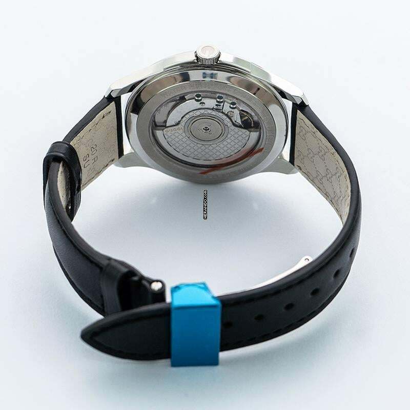 Thumbnail von Gucci G-Timeless YA126313 - G-Timeless Automatic Silver Dial Stainless Steel Men's Watch </h1>