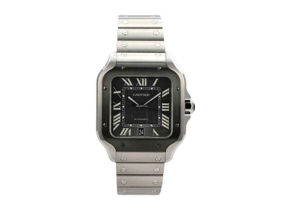  Cartier Santos de Cartier Edelstahl großes Modell Ref. WSSA0037 </h1> 