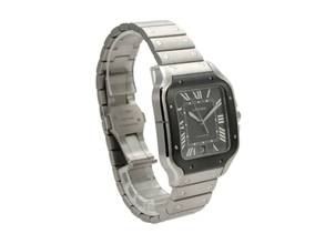 Thumbnail von Cartier Santos de Cartier Edelstahl großes Modell Ref. WSSA0037 </h1>