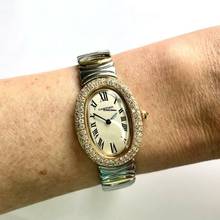 Thumbnail von Cartier Baignoire 18K Gold & Steel 1.7TCW Diamond Watch </h1>