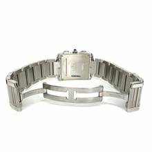 Thumbnail von Cartier Tank Française Chronograph Quartz 28mm Steel ~1TCW DIAMOND Watch </h1>