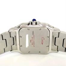 Thumbnail von Cartier Santos Galbée 29mm Quartz Steel 0.85TCW Diamond Watch NEW Model </h1>