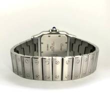 Thumbnail von Cartier Santos Galbée 29mm Quartz Steel 0.85TCW Diamond Watch NEW Model </h1>