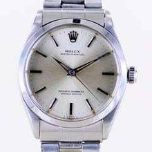 Thumbnail von Rolex Oyster Perpetual 34 Vintage Oysterband Chronometer Tritium 1965 Papiere rar </h1>
