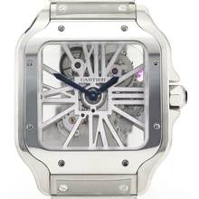 Thumbnail von Cartier Santos De Cartier Skeleton Ref.WHSA0015 unworn </h1>