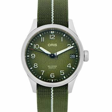  Oris 01 751 7761 4187-Set - Okavango Automatic Green Dial Stainless Steel Men's Watch </h1> 