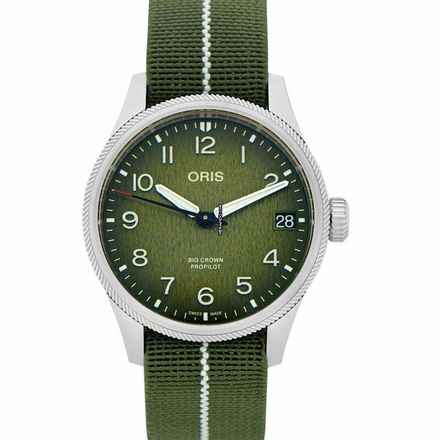  Oris 01 751 7761 4187-Set - Okavango Automatic Green Dial Stainless Steel Men's Watch </h1> 