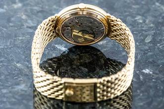 Thumbnail von Patek Philippe Perpetual Calendar Reference 3945J | 18k Yellowgold | 3940 with Gold Bracelet