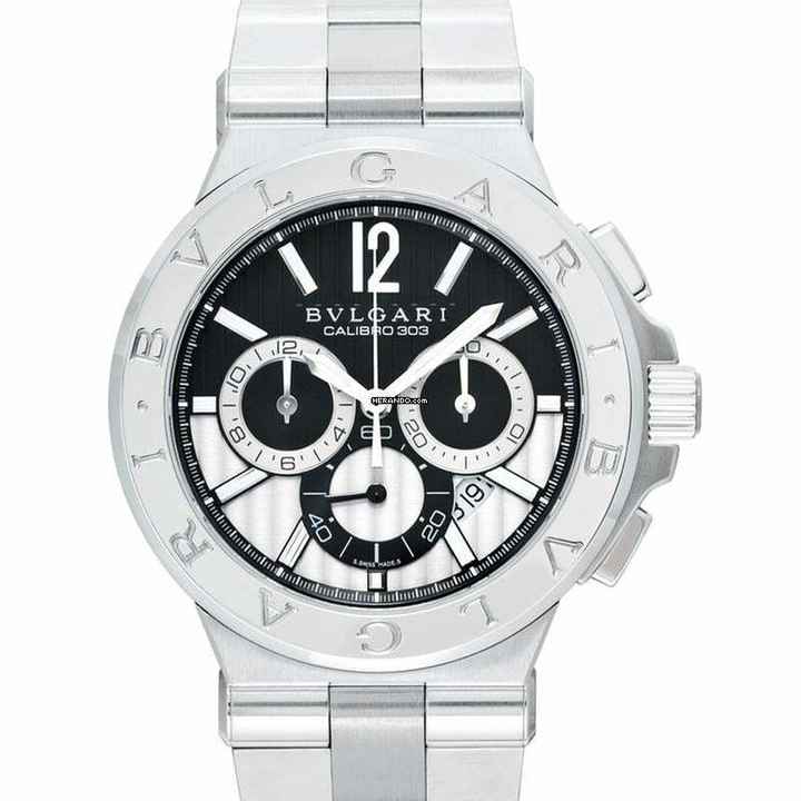  Bulgari Diagono 101880 - Diagono Automatic Black Dial Stainless Steel Men's Watch </h1> 