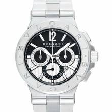 Thumbnail von Bulgari Diagono 101880 - Diagono Automatic Black Dial Stainless Steel Men's Watch </h1>