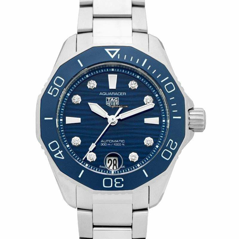 TAG Heuer Aquaracer Lady WBP231B.BA0618 - Aquaracer Automatic Blue Dial Stainless Steel Ladies Watch </h1>