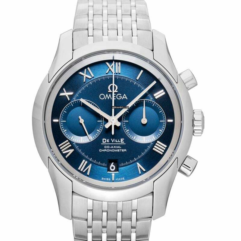  Omega De Ville Co-Axial 431.10.42.51.03.001 - De Ville Automatic Blue Dial Stainless Steel Men's Watch </h1> 