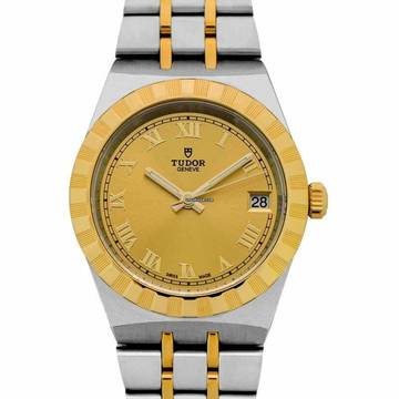  Tudor Royal 28403-0004 - Tudor Royal Automatic Champagne Dial Stainless Steel Ladies Watch </h1> 