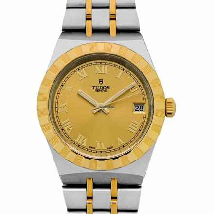  Tudor Royal 28403-0004 - Tudor Royal Automatic Champagne Dial Stainless Steel Ladies Watch </h1> 