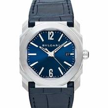 Thumbnail von Bulgari Octo 102429 - Octo Automatic Blue Dial Stainless Steel Men's Watch </h1>