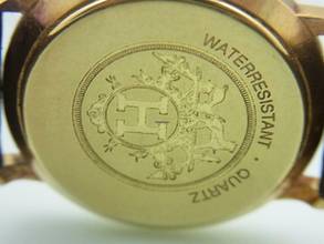 Thumbnail von Hermès Sellier Quartz 750 - 18k Gold Damen / Herrenuhr Datum Anzeige Ø 32 Mm Box </h1>