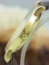 Thumbnail von Hermès Sellier Quartz 750 - 18k Gold Damen / Herrenuhr Datum Anzeige Ø 32 Mm Box </h1>