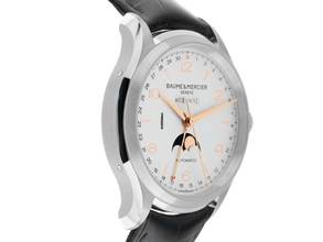 Thumbnail von Baume & Mercier Clifton Vollkalender Mondphase Ref.M0A10055 Full Set Ungetragen