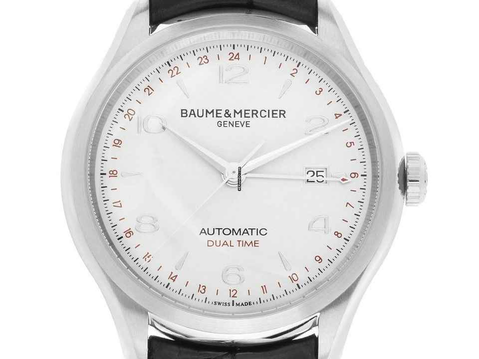 Baume & Mercier Clifton Dual Time Ref.M0A10112 Full Set Ungetragen 