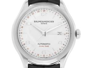 Thumbnail von Baume & Mercier Clifton Dual Time Ref.M0A10112 Full Set Ungetragen