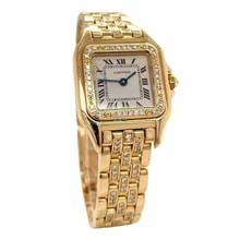 Thumbnail von Cartier Panthère 23mm 18K Yellow Gold Ladies Diamond Watch </h1>