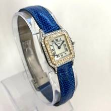 Thumbnail von Cartier Panthère 23mm Quartz 2 Tone 0.47TCW DIAMOND Watch </h1>