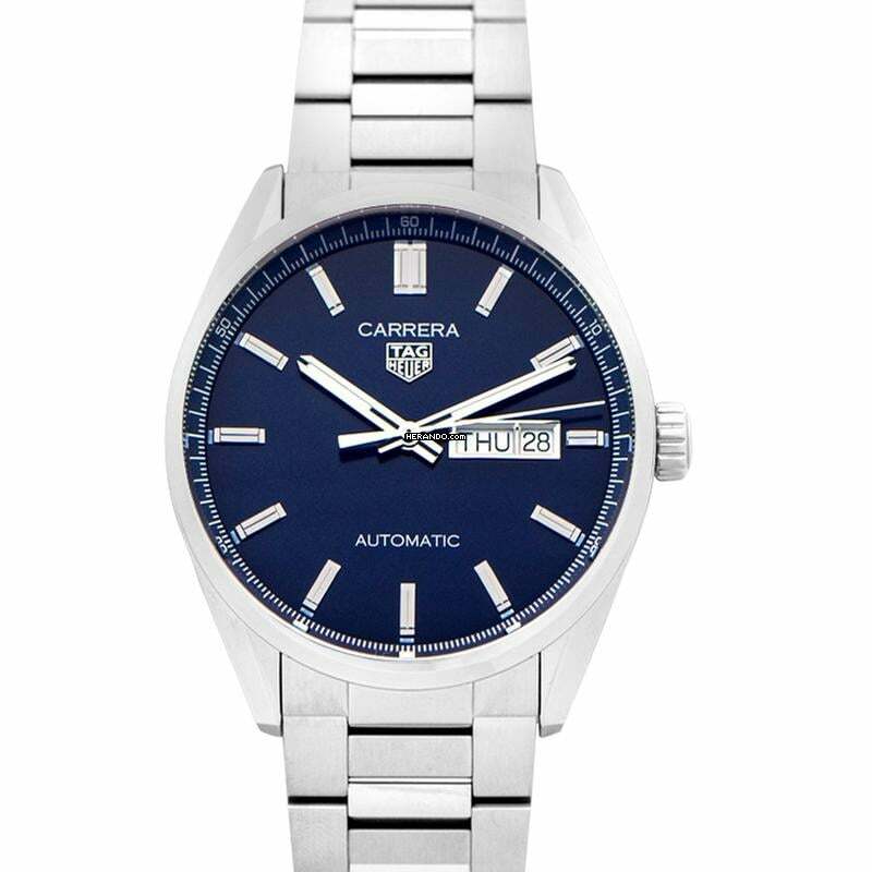 TAG Heuer Carrera WBN2012.BA0640 - Carrera Automatic Blue Dial Stainless Steel Men's Watch </h1>