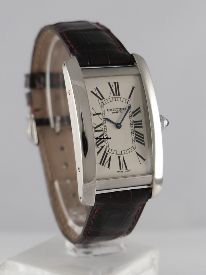  Cartier Tank American Handaufzug