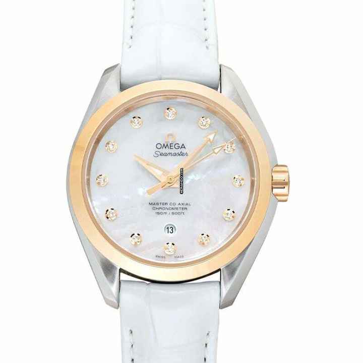  Omega Seamaster Aqua Terra 231.23.34.20.55.002 - Seamaster Automatic Mother of pearl Dial Stainless Steel Ladies Watc </h1> 