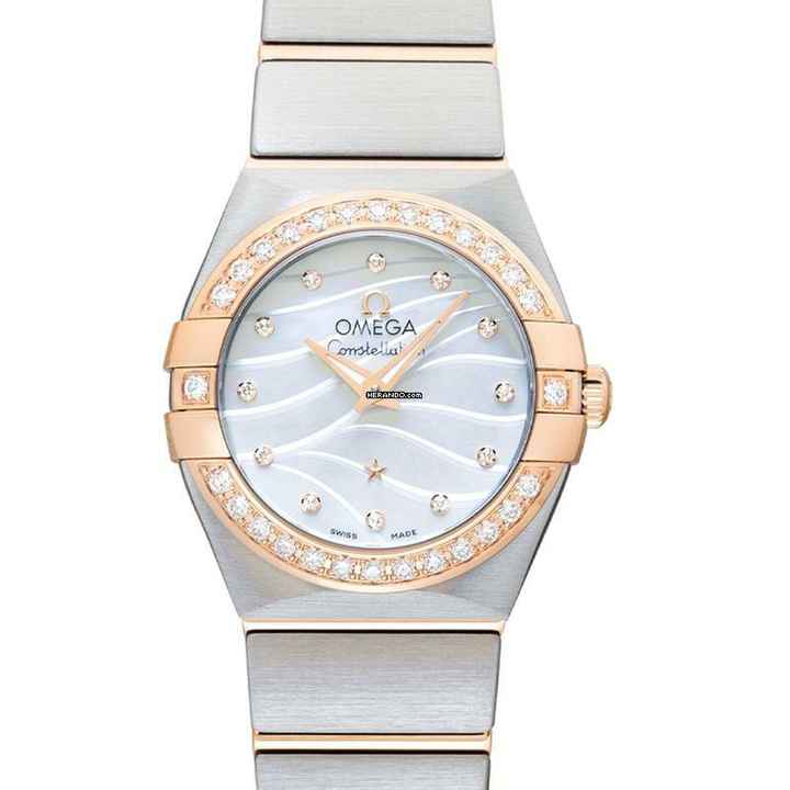  Omega Constellation Quartz 123.25.24.60.55.012 - Constellation Quartz Mother of pearl Dial Stainless Steel Ladies Wat </h1> 