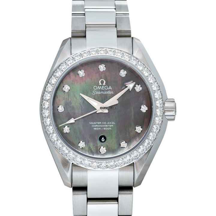  Omega Seamaster Aqua Terra 231.15.34.20.57.001 - Seamaster Automatic Mother of pearl Dial Stainless Steel Ladies Watc </h1> 