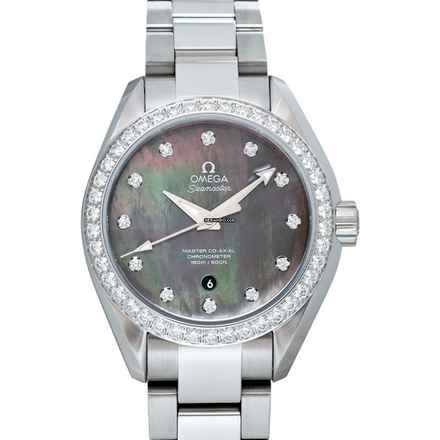  Omega Seamaster Aqua Terra 231.15.34.20.57.001 - Seamaster Automatic Mother of pearl Dial Stainless Steel Ladies Watc </h1> 