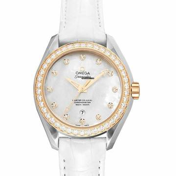  Omega Seamaster Aqua Terra 231.28.34.20.55.004 - Seamaster Automatic Mother of pearl Dial Stainless Steel Ladies Watc </h1> 