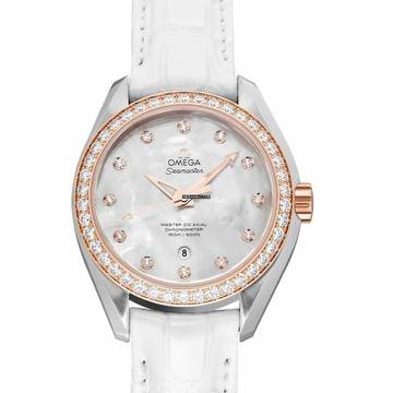  Omega Seamaster Aqua Terra 231.28.34.20.55.003 - Seamaster Automatic Mother of pearl Dial Stainless Steel Ladies Watc </h1> 