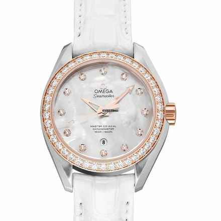  Omega Seamaster Aqua Terra 231.28.34.20.55.003 - Seamaster Automatic Mother of pearl Dial Stainless Steel Ladies Watc </h1> 
