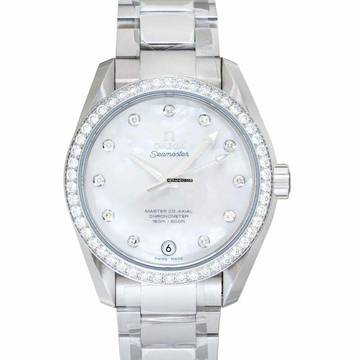  Omega Seamaster Aqua Terra 231.15.39.21.55.001 - Seamaster Automatic Mother of pearl Dial Stainless Steel Ladies Watc </h1> 