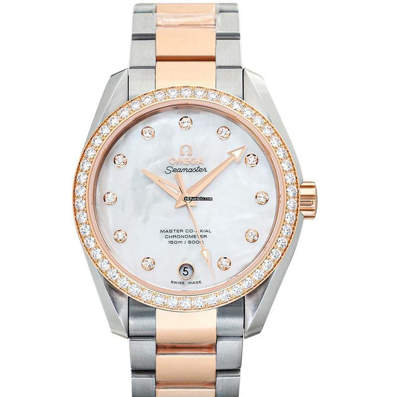 Omega Seamaster Aqua Terra 231.25.39.21.55.001 - Seamaster Automatic Mother of pearl Dial Stainless Steel Ladies Watc </h1>