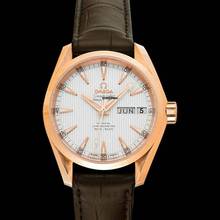 Thumbnail von Omega Seamaster Aqua Terra 231.53.39.22.02.001 - Seamaster Automatic Silver Dial 18kt Rose Gold Men's Watch </h1>