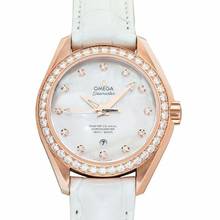 Thumbnail von Omega Seamaster Aqua Terra 231.58.39.21.55.001 - Seamaster Automatic Mother of pearl Dial 18kt Rose Gold Ladies Watch </h1>