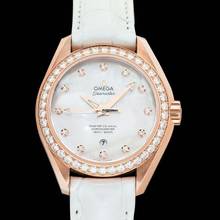 Thumbnail von Omega Seamaster Aqua Terra 231.58.39.21.55.001 - Seamaster Automatic Mother of pearl Dial 18kt Rose Gold Ladies Watch </h1>